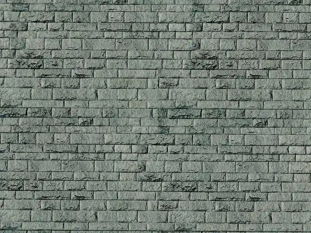 46052 Vollmer HO Muro in pietre porfido in bassorilievo mm. 250 x 125 scala 1 87 Prezzo Conveniente