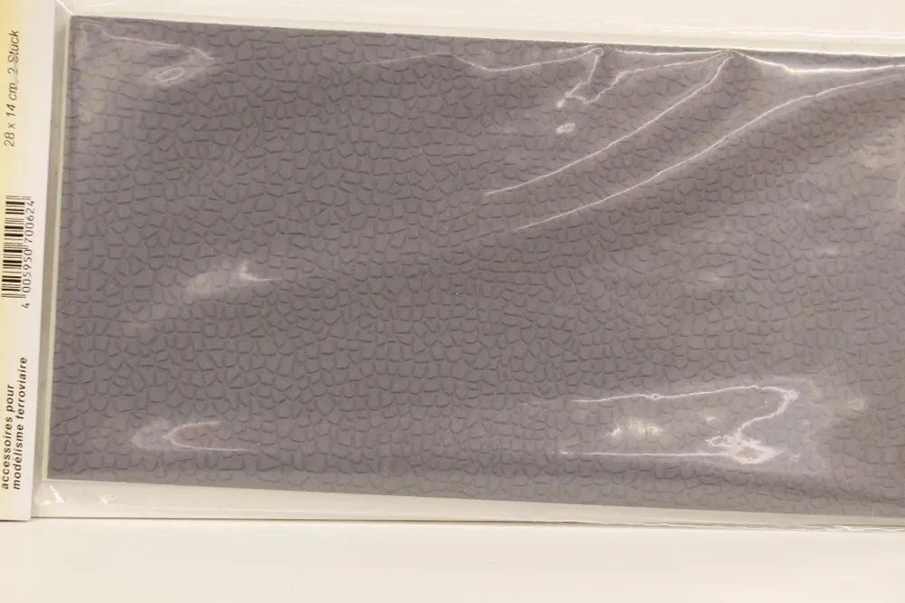 70062 Heki HO Muro o pavimento in pietra irregolare misure 28 x 14 cm. 2 pezzi Spedito Oggi
