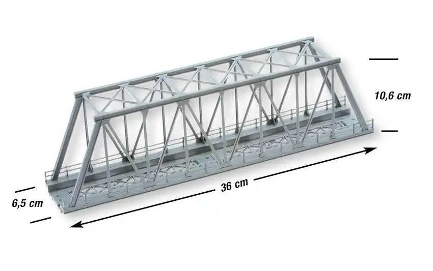 Bestseller 21320 NOCH HO PONTE A TRALICCIO DRITTO 36 CM 1 BINARIO