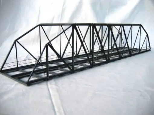 Nuovo Arrivo BK50-2 HACK HO PONTE AD ARCO TRALICCIO METALLO 2 BINARI