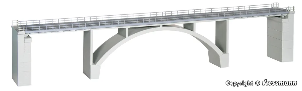 Prezzo Conveniente 39740 Kibri HO viadotto ferroviario completo 1 binario kit montaggio scala 1 87