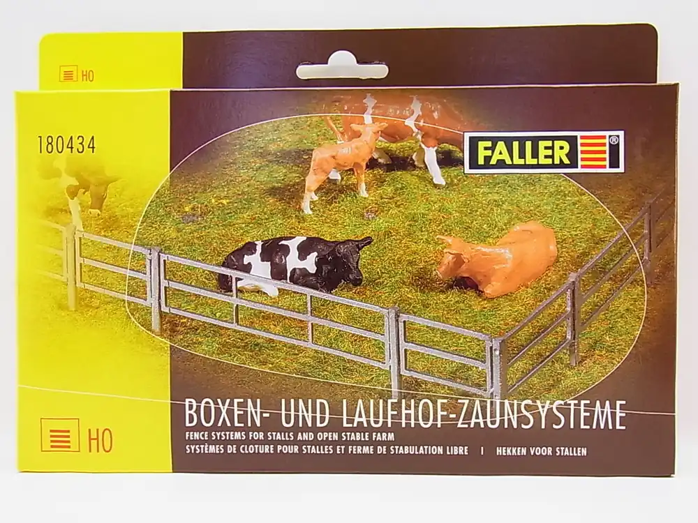 Prezzo Di Fabbrica 180434 Faller HO recinzione in ferro per animali e altro cm. 200