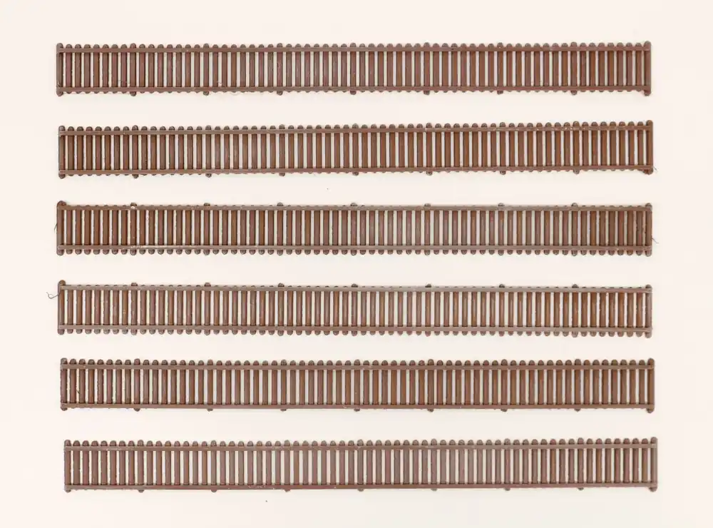 Sconto 1275DM Set 6 pezzi staccionata in legno per vari usi scala HO 1 87