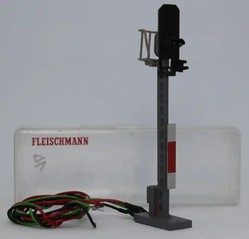Novità 6226 Fleischmann Segnale DB di blocco a 2 luci rosso/verde usato come nuovo