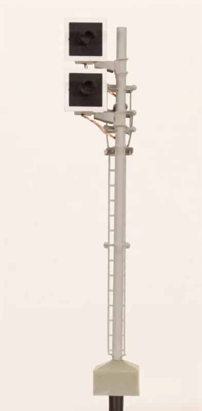 Nuova Collezione 1034DM Segnale FS a 2 vele quadre banalizzato R/V/G-comune scala 1 87