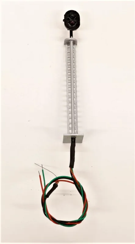 1181DM HO Segnale Ferroviario tipo FS a 2 luci Rosso/Verde a led scala 1 87 Nuovo Arrivo