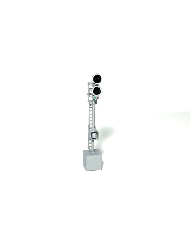 Ultimissimo Modello 1611DM Segnale FS a 2 vele tonde con telefono da parata senza luci scala 1 87
