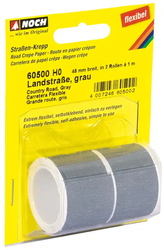 60500 Noch HO Strada Asfaltata Crespa Modellabile In Curva Spedito Oggi