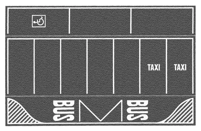 60718 Noch HO Parcheggio Bus Taxi Ecc cm.22 x 14 Acquista Ora