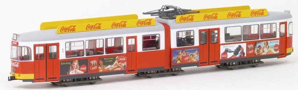 HR2756 Rivarossi TRAM Coca Cola ‘‘Summer tram‘‘ motorizzato scala H0 1 87 Occasione Imperdibile