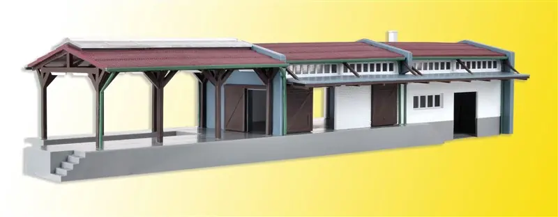 Quantità Limitata 37809 Kibri scala N fabbricato magazzino merci ferroviario KIT MONTAGGIO