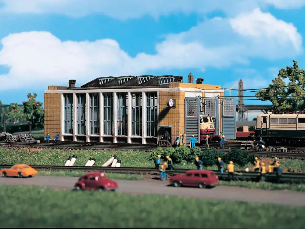 Compra Online 7605 Vollmer N Deposito locomotive moderno a 2 posti novita‘