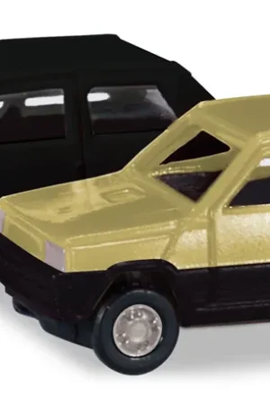 65962-002 Herpa Scala N 1 160 Fiat Panda 45 conf. 2 pezzi in 2 colori diversi Offerta Lampo