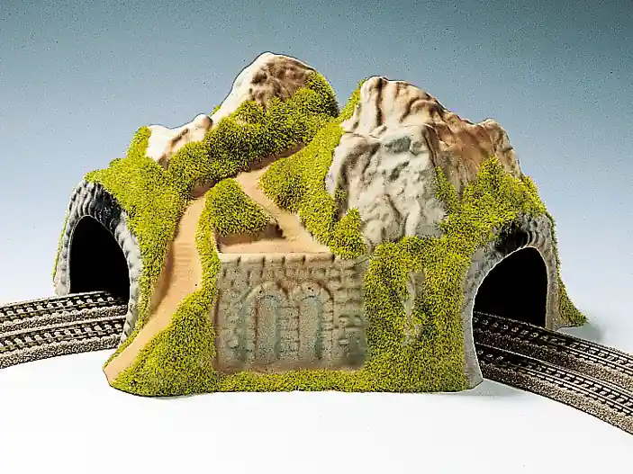 Ultimissimo Modello 34730 NOCH SCALA N DIORAMA CON TUNNEL IN CURVA 2 BINARI