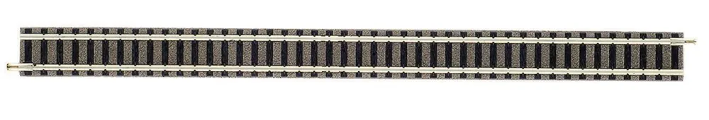 9100 N Fleischmann Binario dritto con massicciata, mm 222 scala N 1 160 Ultimissimo Modello