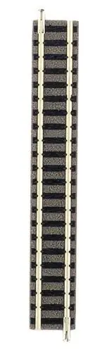 9102 Fleischmann binario dritto con massicciata mm. 57.50 scala N 1 160 Quantità Limitata