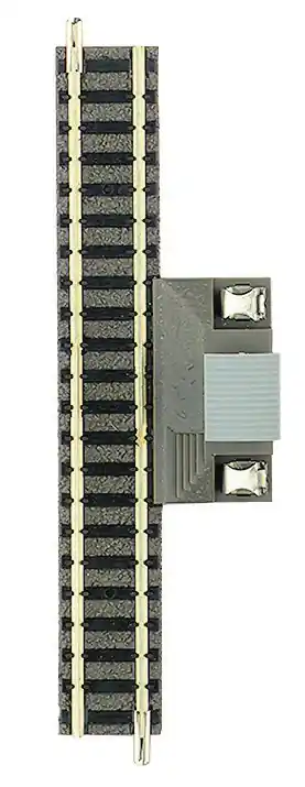 9108 Fleischmann Binario dritto con presa di alimentazione lunghezza 111 mm Offerta Del Giorno