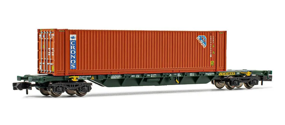 HN6447 Arnold N FS CEMAT carro porta container Sgnss container 45 CRONOS Sc. N Vendita Finale