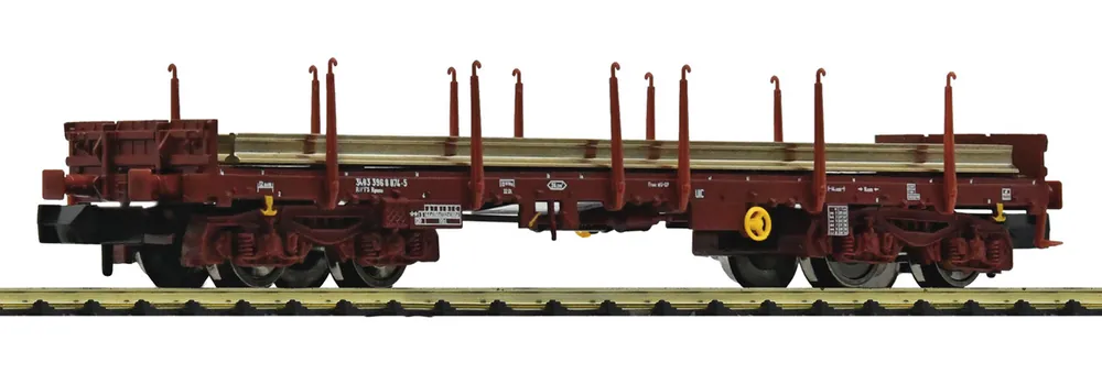 Compra Online Fleischmann 6660002 FS carro pianale tipo Rgmms, con carico di profili di rotaia, ep.V - Scala N - 1/160