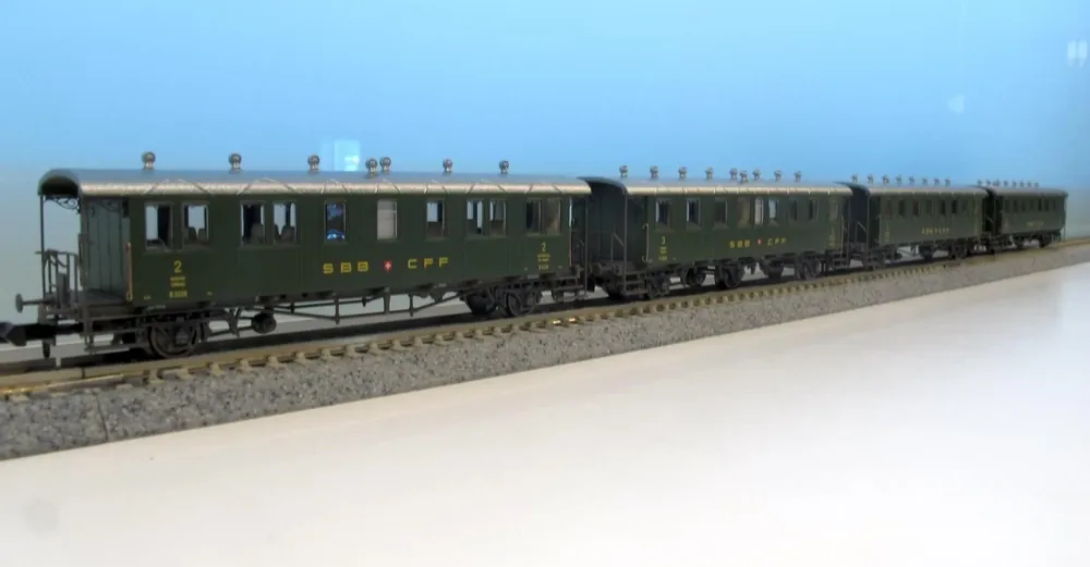 Ultima Occasione 94345 Piko N Set 4 carrozze SBB-CFF epoca III scala 1 160 SPECIAL PRICE