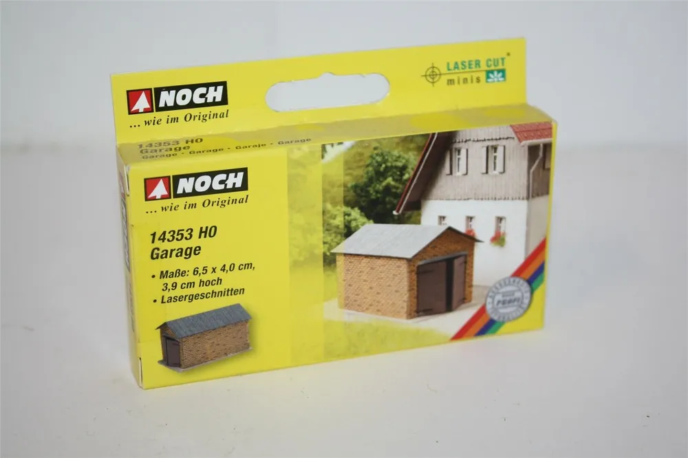 14353 Noch HO Garage in taglio laser kit montaggio scala 1 87 Super Prezzo