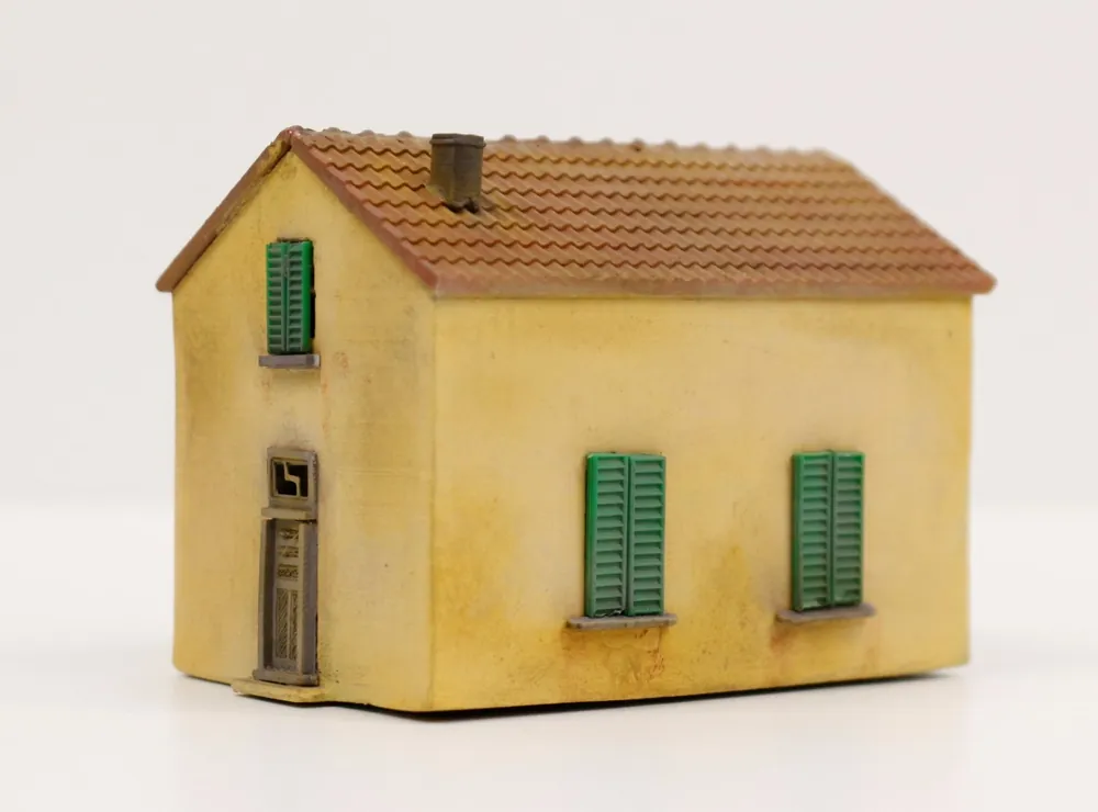Promozione Esclusiva 1259DM Linea Premium Casello ferroviario delle FS artigianale scala N 1 160