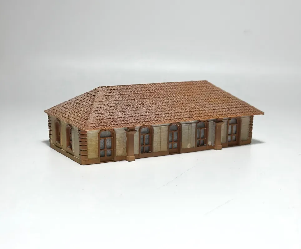 Ordina Subito 1895DM Stazione delle FS 1 piano montata e dipinta scala N 1 160