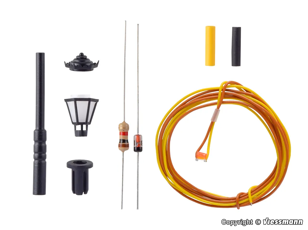 6620 Viessmann scala N Lampione stile antico stazioni e strade in kit da montare Offerta Del Giorno