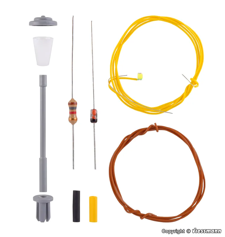 6621 Viessmann N Lampione moderno stazioni e strade in kit di montaggio 1 160 Ordina Subito
