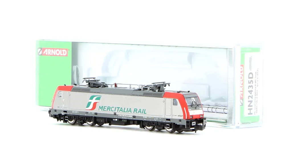 Offerta Limitata HN2435D Arnold loco elettrica E 483, livrea ‘MERCITALIA RAIL DCC‘ Scala N 1/160