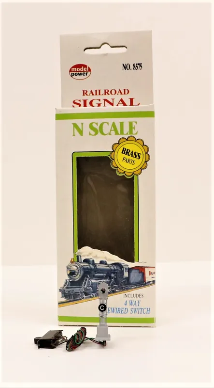 Occasione Imperdibile 8575 Model Power USA Segnale Ferroviario tipo FS a 1 luce scala N 1 160