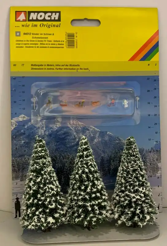 Ordina Subito 94012 Noch N confezione set bambini con neve e abeti innevati scala 1 160