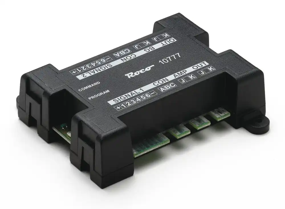 10777 Roco Modulo digitale per comando e controllo di segnali luminosi e tr Consegna Rapida