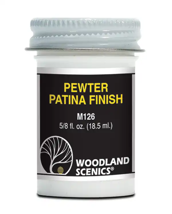 A Buon Prezzo M126 Woodland Scenics Pewter patina finitura anticata solubile in acqua ml. 18.4