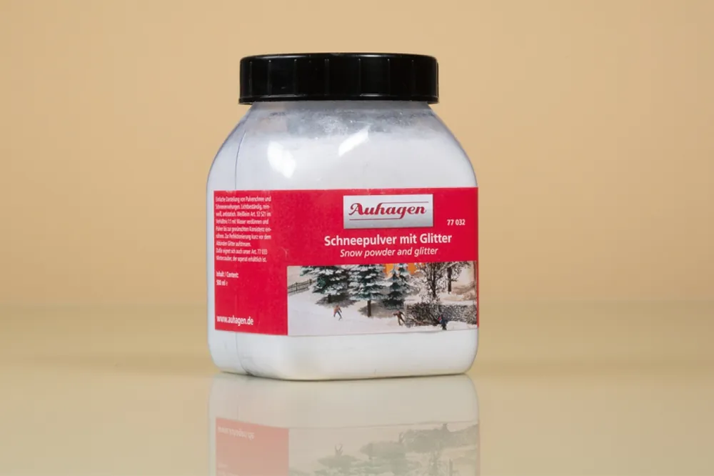 77032 Auhagen Polvere Effetto Neve Flacone 500 ml Nuova Collezione