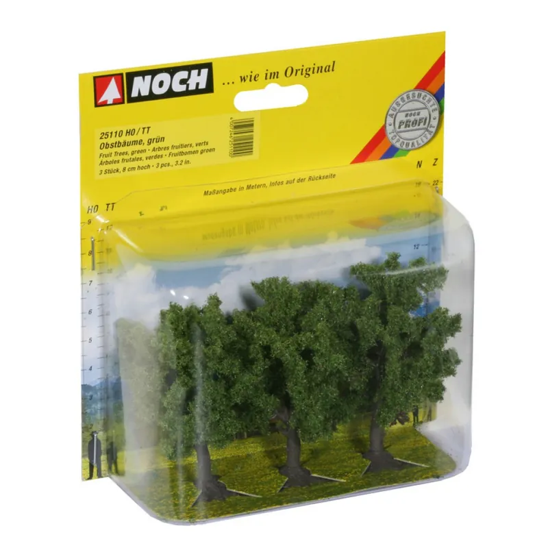 25110 NOCH HO/N 3 ALBERI DA FRUTTA IN FIORE DA 8 CM. Ultimissimo Modello