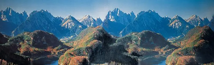 180512 Faller Sfondo paesaggio montagnoso per plastico misure 3200 x 970 mm Compra Adesso