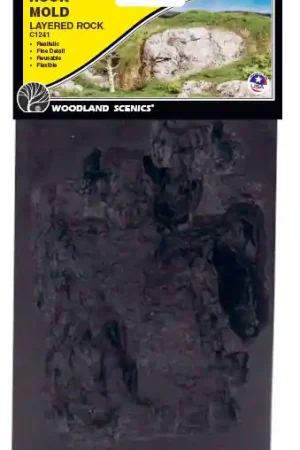 C1241 Woodland Scenics Stampo in gomma per creazione rocce con massimo realismo Promo Stagionale