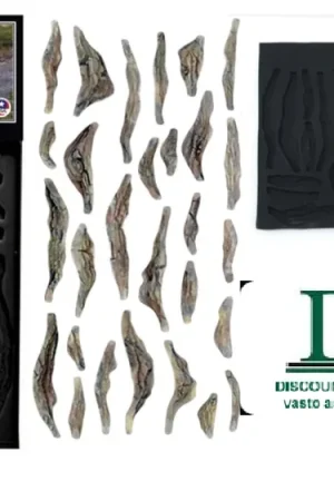Offerta Limitata C1245 Woodland Scenics 2 Stampi in gomma per creazione rocce massimo realismo