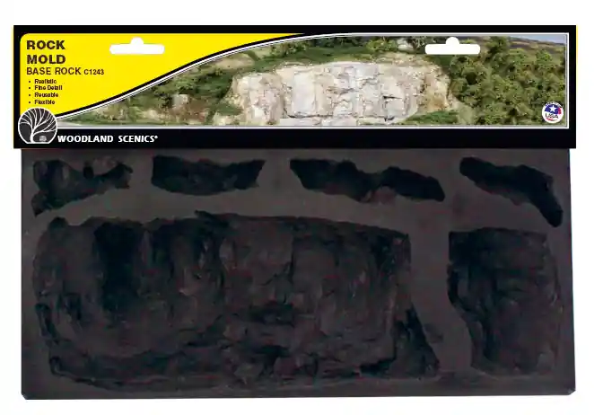 C1243 Woodland Scenics Stampo in gomma per creazione rocce con massimo realismo Miglior Prezzo