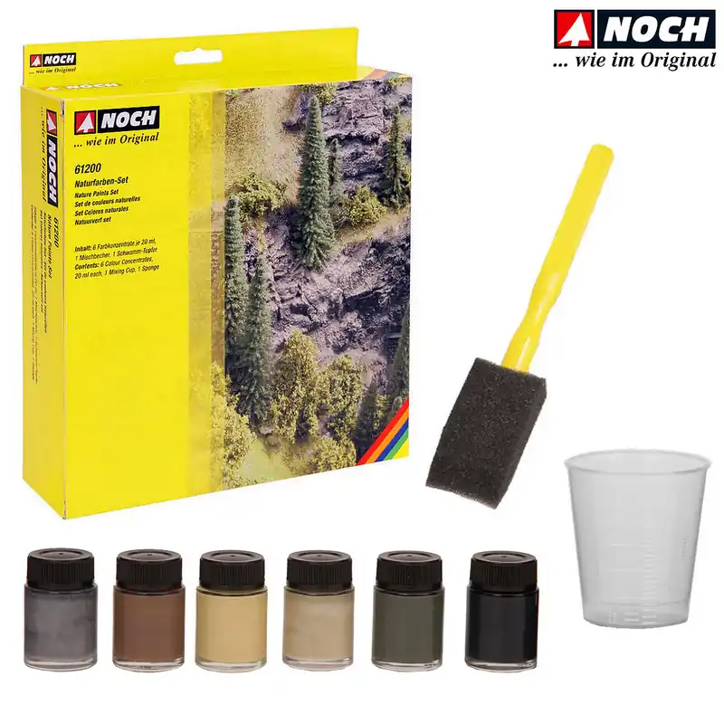 61200 Noch Set 6 colori vari con accessori per colorazione naturale rocce Bestseller