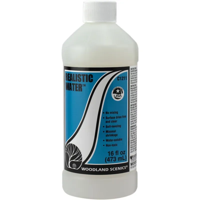 Must-Have C1211 Woodland Scenics Realistic Water per la creazioni di corsi d‘acqua ml. 473