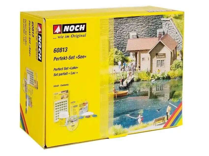 Occasione 60813 Noch Set completo per realizzare laghi fiumi incluso vegetazione con DVD