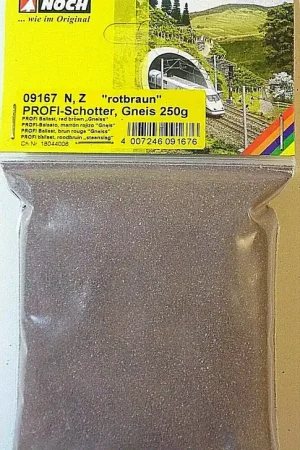 09167 Noch Massicciata scala N marrone rosso conf da gr 250 gran da 0.1 a 0.6 mm Ordina Subito