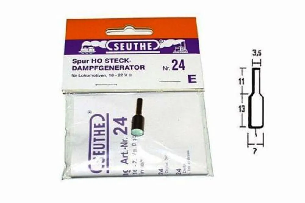 24E Seuthe dispositivo generatore di fumo per loco a vapore 16/22 volt Scelto Dai Clienti