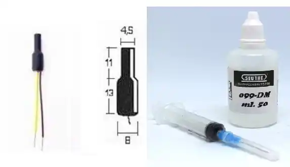 Promo Stagionale 22E-99 Seuthe generatore di fumo per loco a vapore 10/16 volt con liquido ml. 50