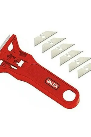 Scelto Dai Clienti 1463124 Valex Raschietto con 6 Lame a Trapezio x Vetro Vernici Colle Multiuso