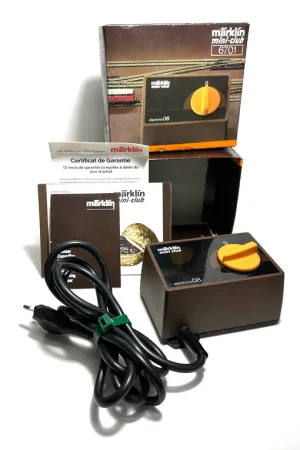 Vendita Finale 6701 Marklin Trasformatore regolatore velocita usato come nuovo in scatola orig.