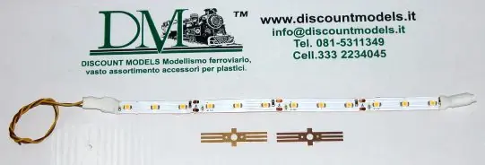 059K D.M. KIT Illuminazione a 12 LED smd blu per carrozze passeggeri analogico/digitale Reso Gratuito