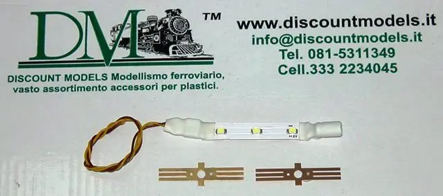 051K D.M. KIT Illuminazione a 3 LED smd per carrozze luce calda analogico/digitale Ultima Occasione